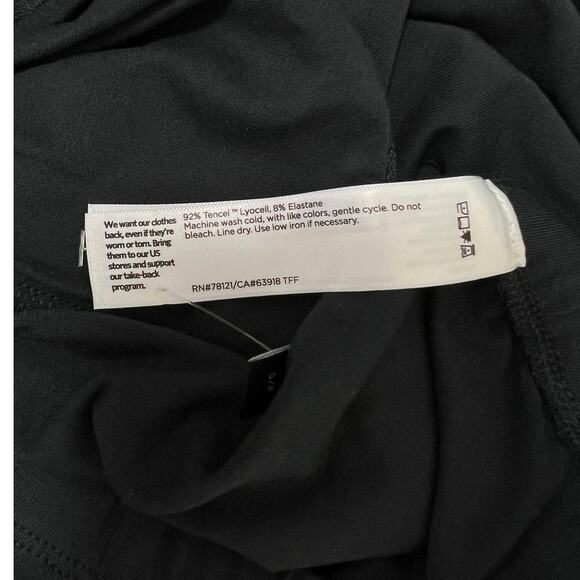 Eileen Fisher Black Stretch Tencel Ankle Leggings size Small - Picture 9 of 12